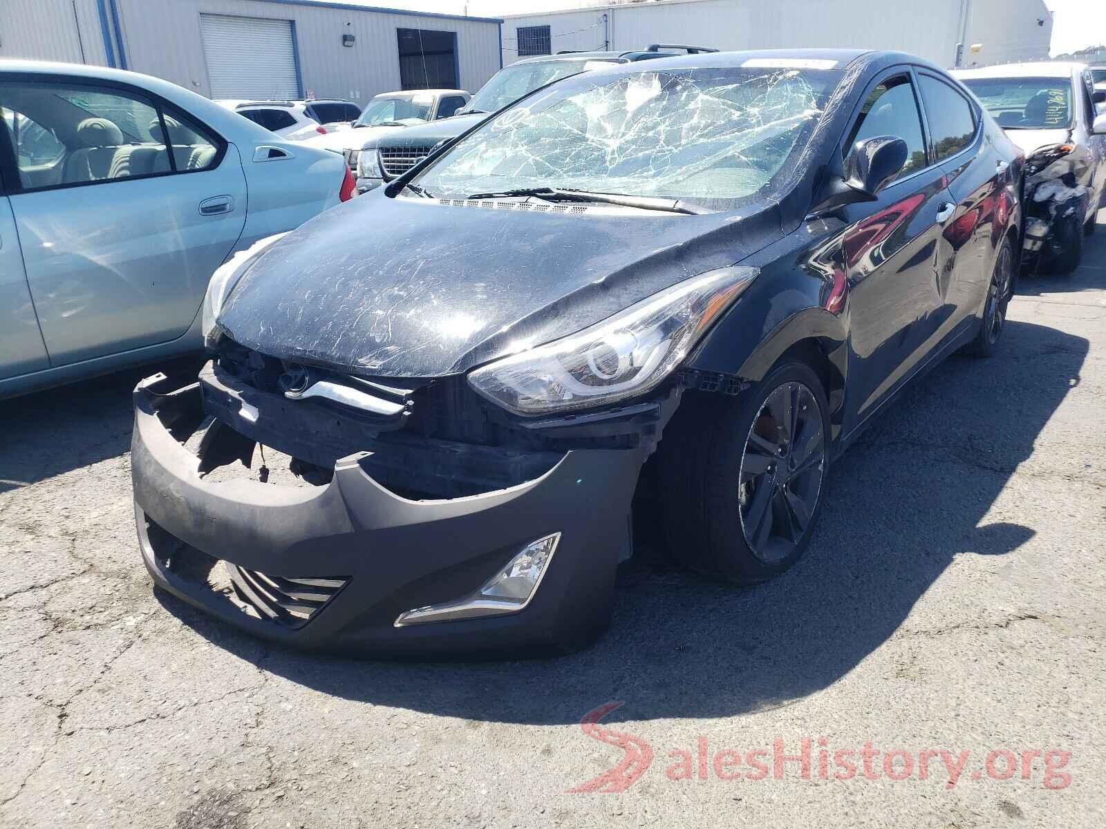 5NPDH4AE4GH657845 2016 HYUNDAI ELANTRA