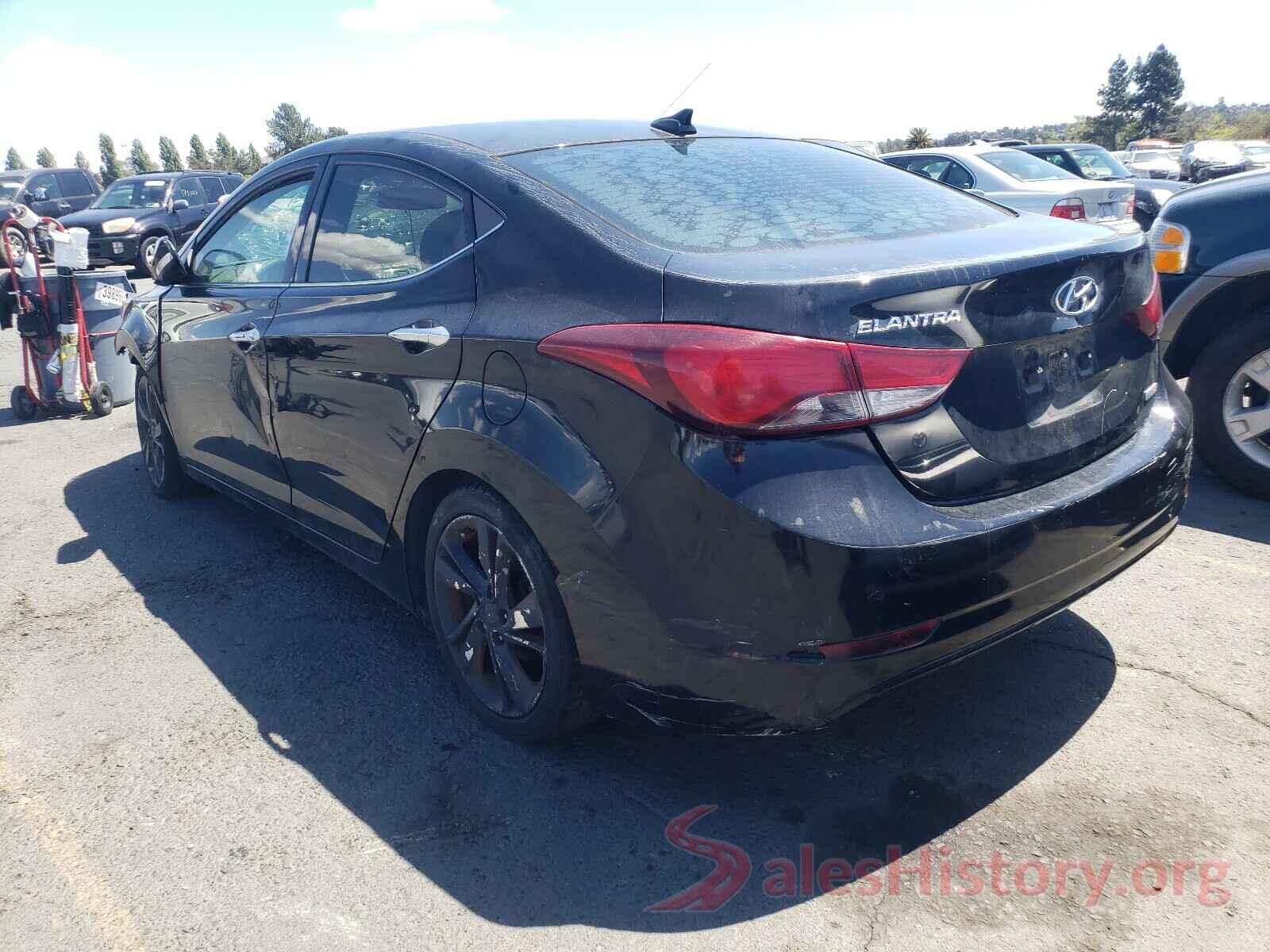 5NPDH4AE4GH657845 2016 HYUNDAI ELANTRA