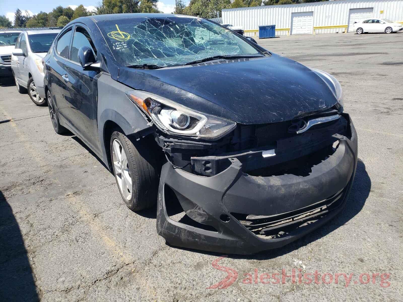 5NPDH4AE4GH657845 2016 HYUNDAI ELANTRA