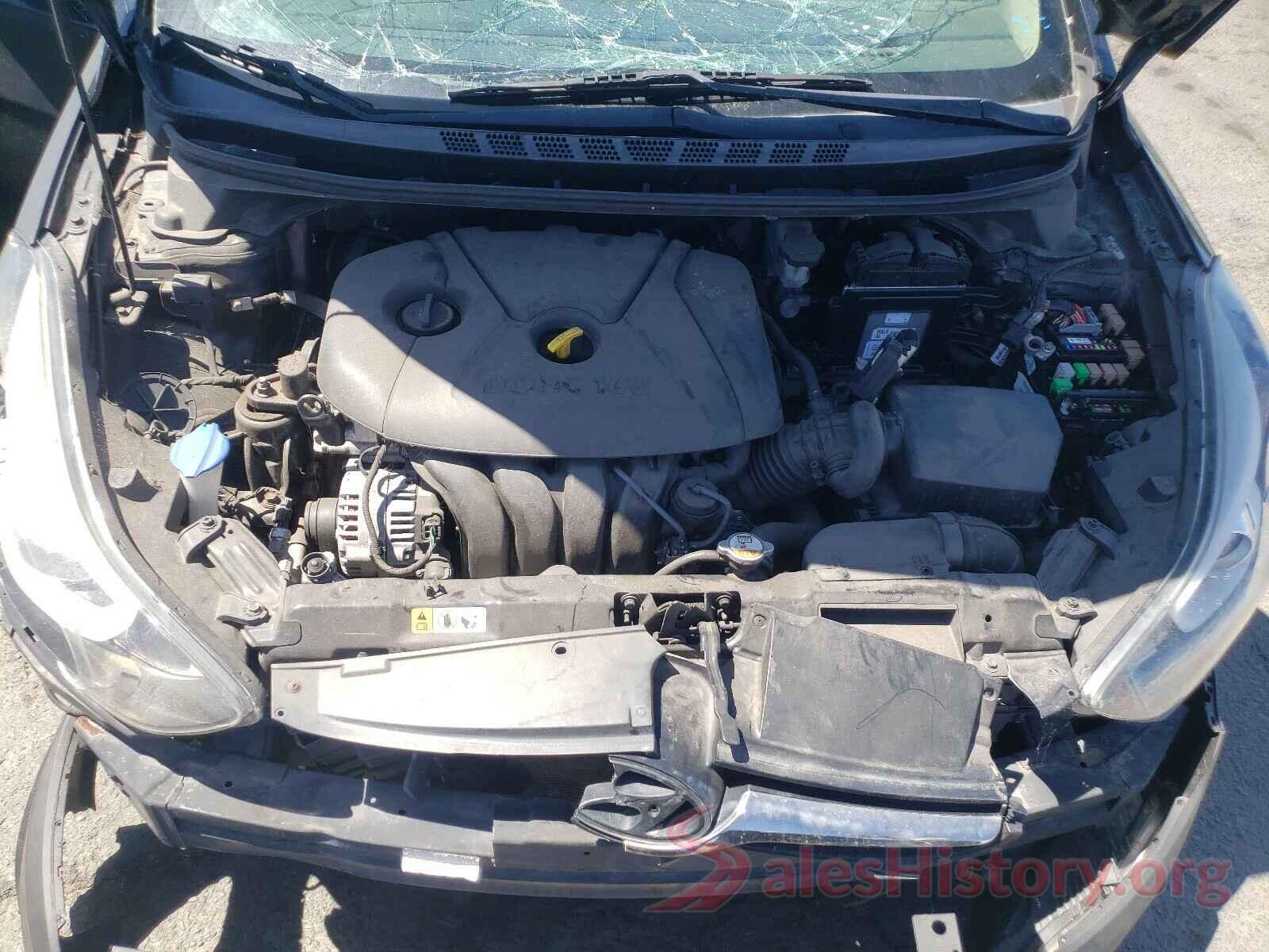 5NPDH4AE4GH657845 2016 HYUNDAI ELANTRA