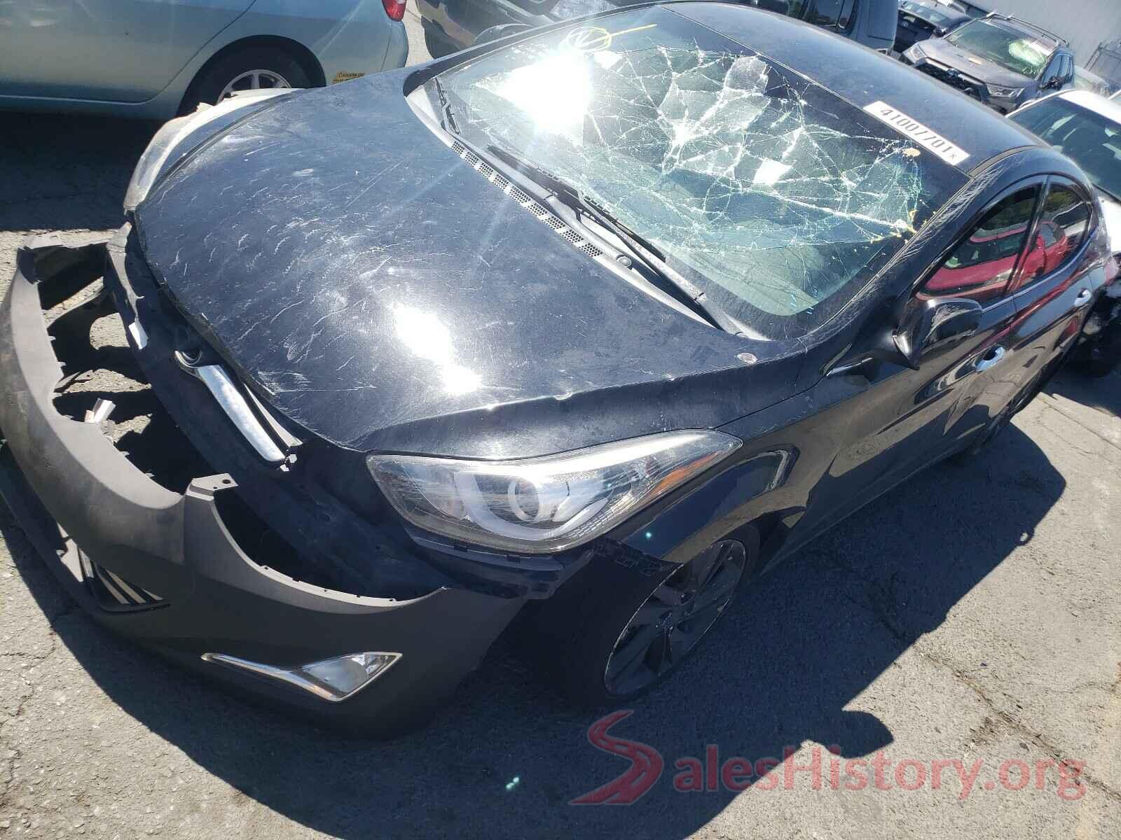 5NPDH4AE4GH657845 2016 HYUNDAI ELANTRA