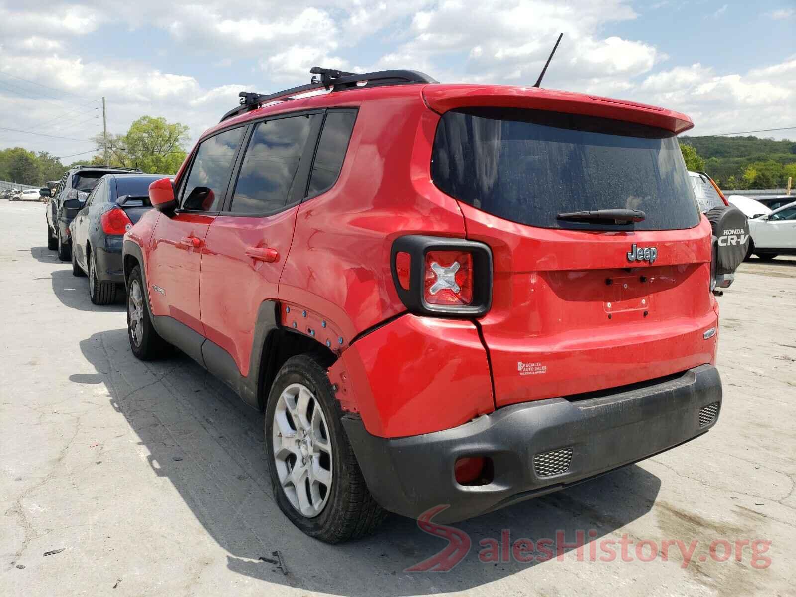 ZACCJABT1GPC64243 2016 JEEP RENEGADE