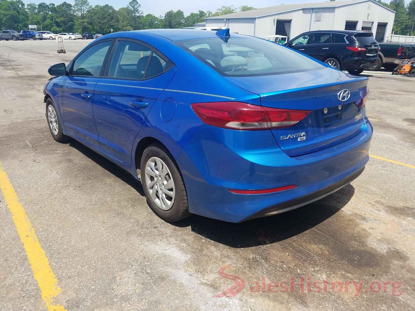 KMHD74LFXHU118707 2017 HYUNDAI ELANTRA