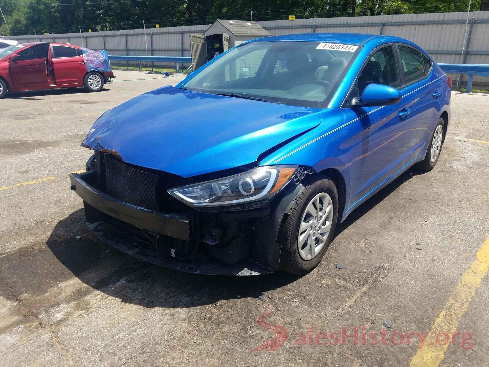 KMHD74LFXHU118707 2017 HYUNDAI ELANTRA