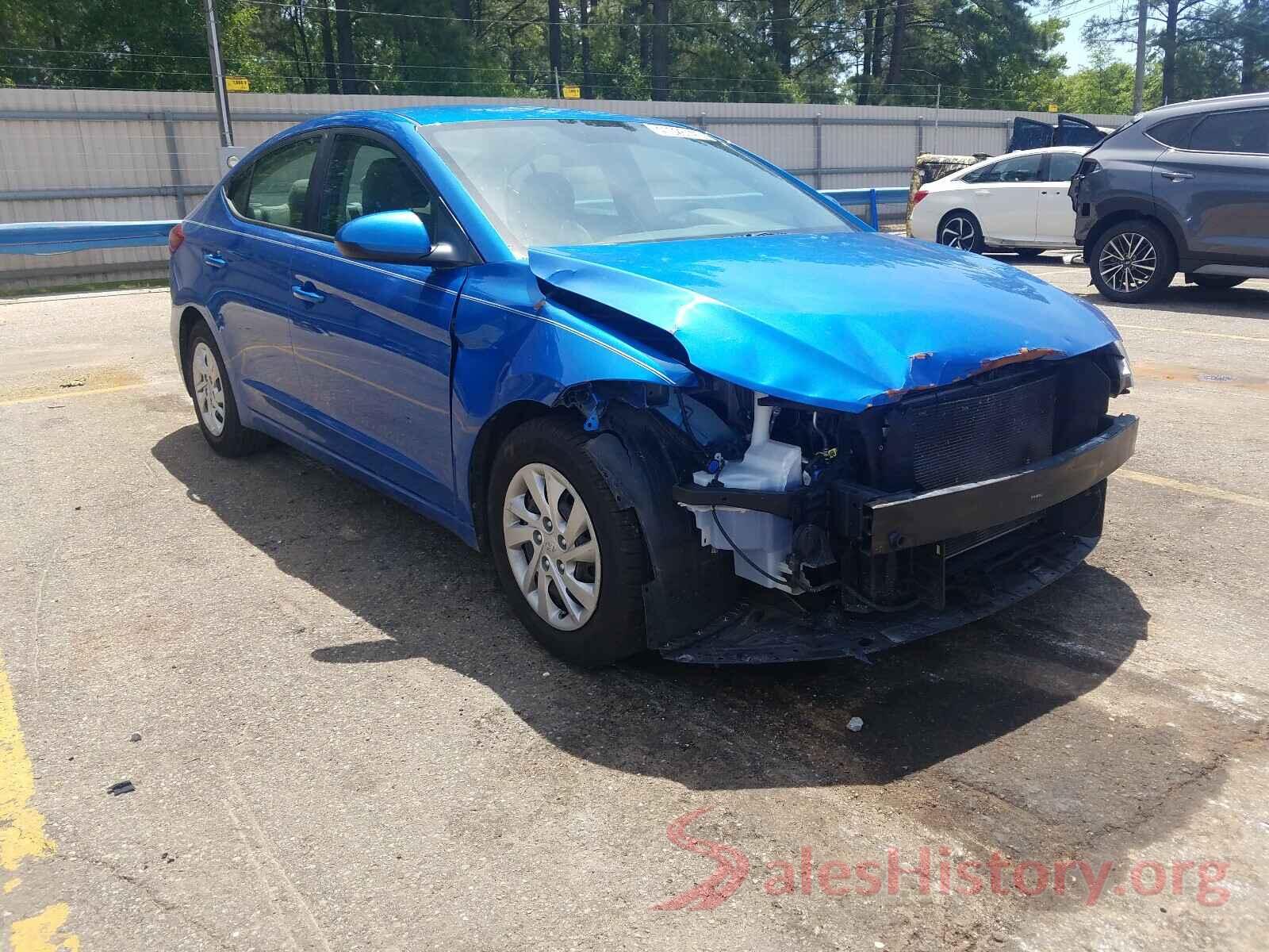 KMHD74LFXHU118707 2017 HYUNDAI ELANTRA