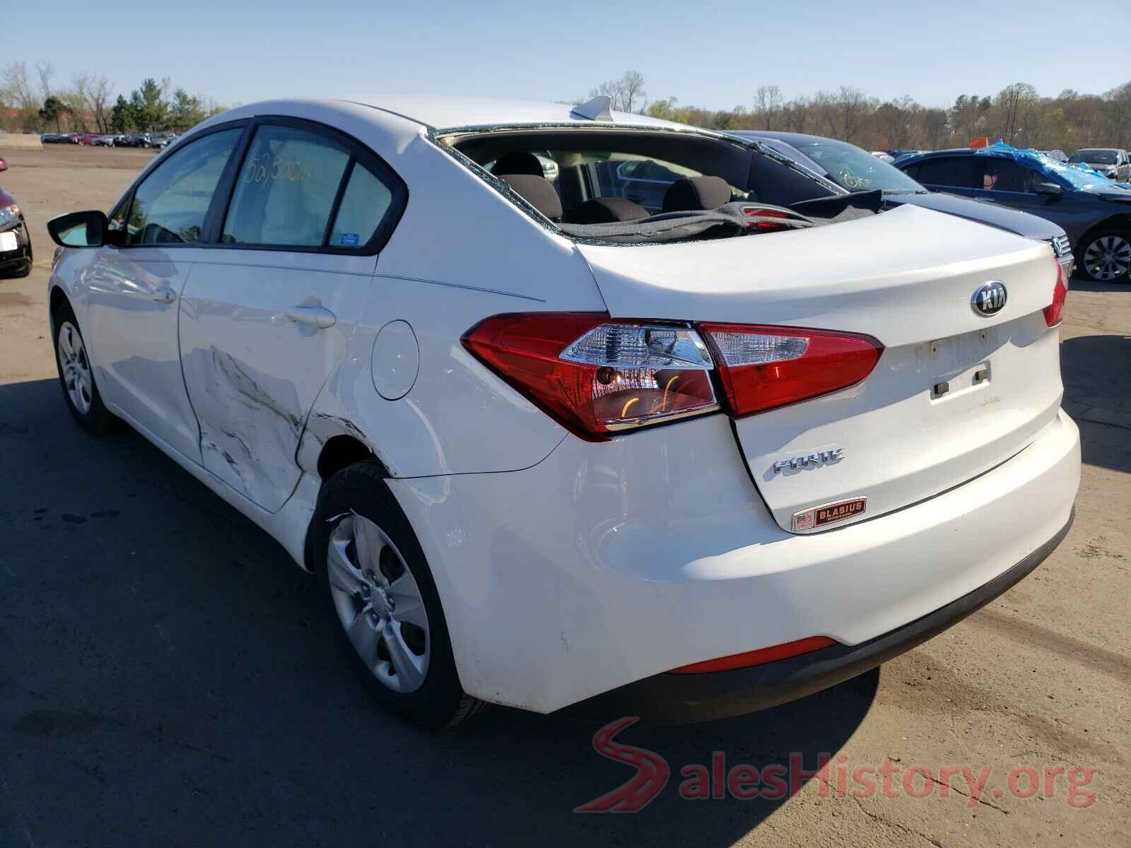 KNAFK4A67G5582414 2016 KIA FORTE