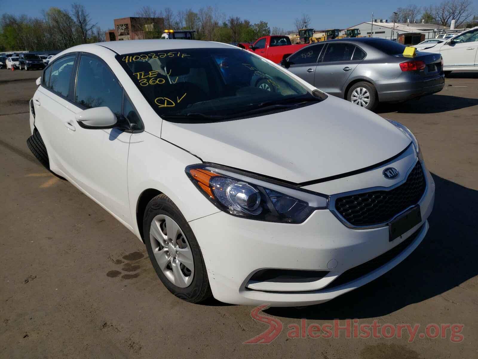 KNAFK4A67G5582414 2016 KIA FORTE