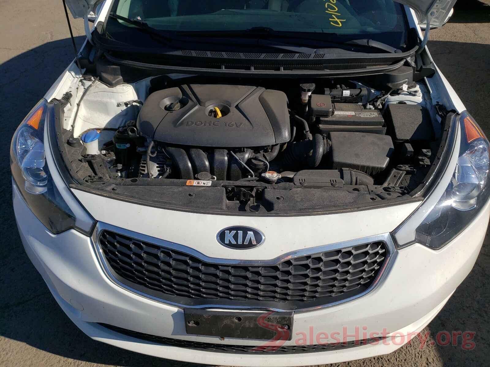 KNAFK4A67G5582414 2016 KIA FORTE