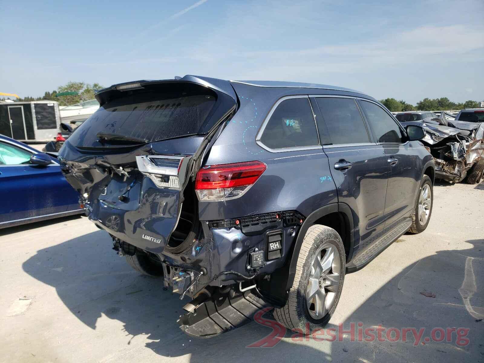 5TDYZRFH2KS327316 2019 TOYOTA HIGHLANDER