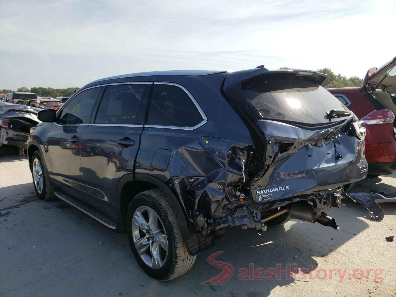 5TDYZRFH2KS327316 2019 TOYOTA HIGHLANDER