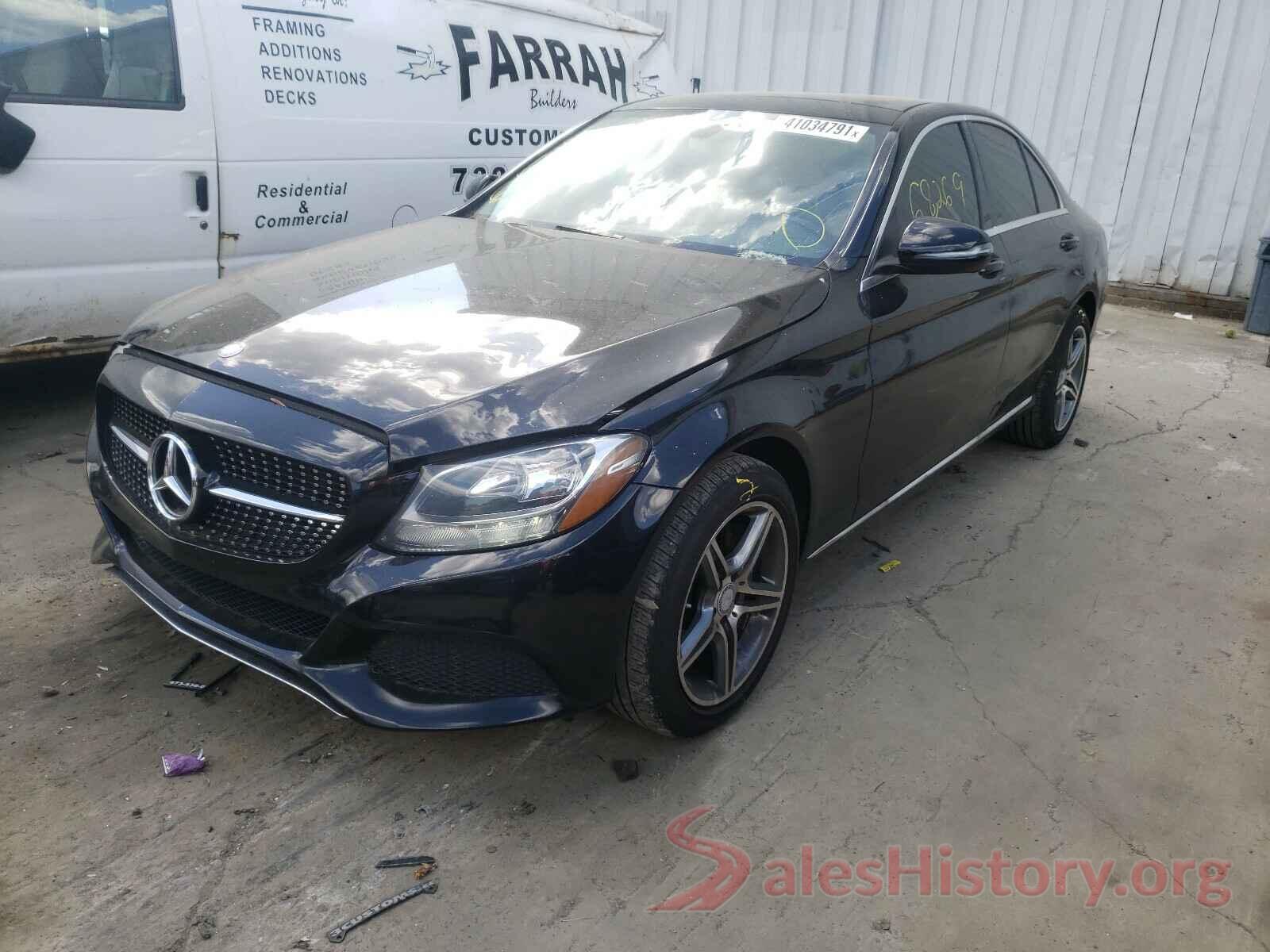 55SWF4KB2GU101839 2016 MERCEDES-BENZ C CLASS