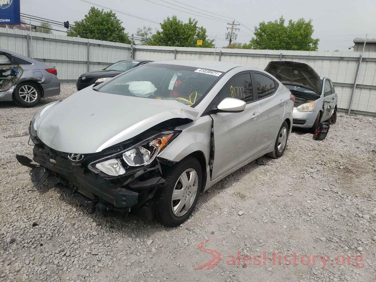 5NPDH4AE8GH736547 2016 HYUNDAI ELANTRA