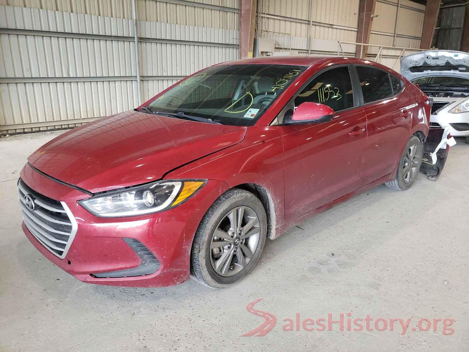 KMHD84LFXJU523615 2018 HYUNDAI ELANTRA