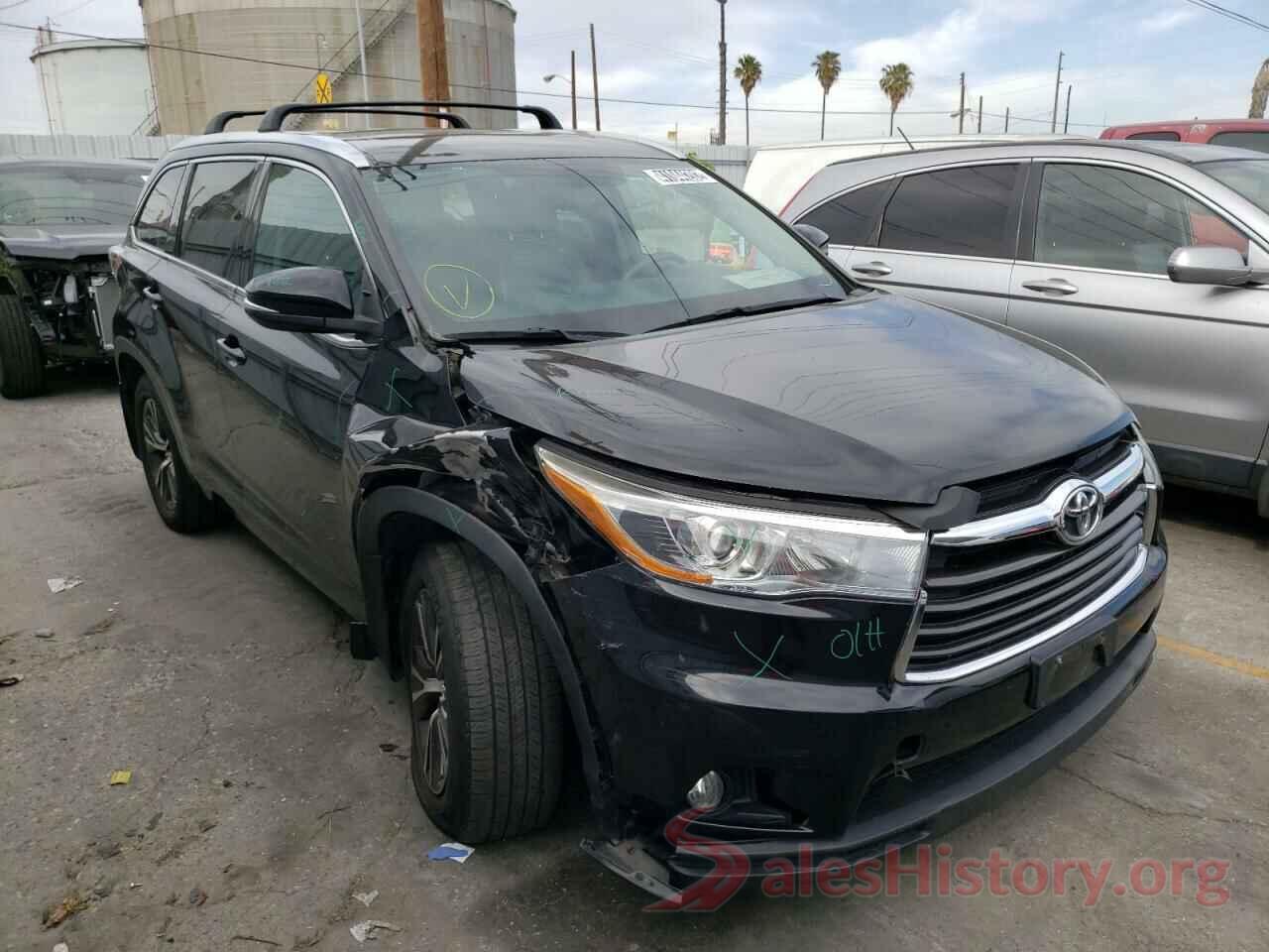 5TDJKRFH2GS286523 2016 TOYOTA HIGHLANDER