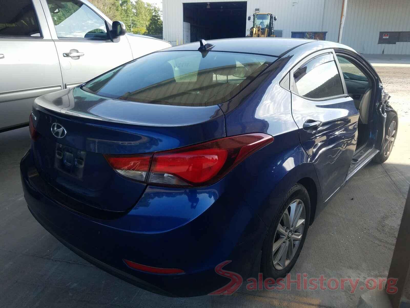 5NPDH4AE6GH657085 2016 HYUNDAI ELANTRA