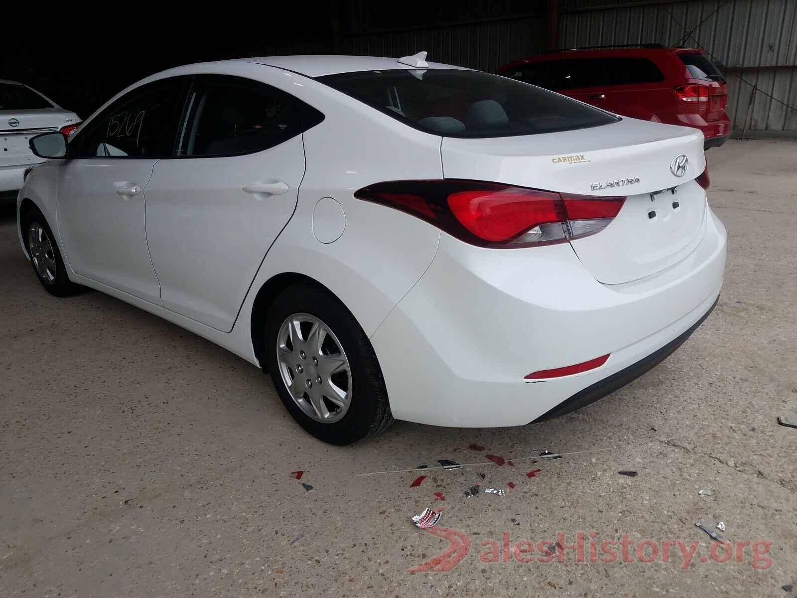 5NPDH4AE1GH781345 2016 HYUNDAI ELANTRA