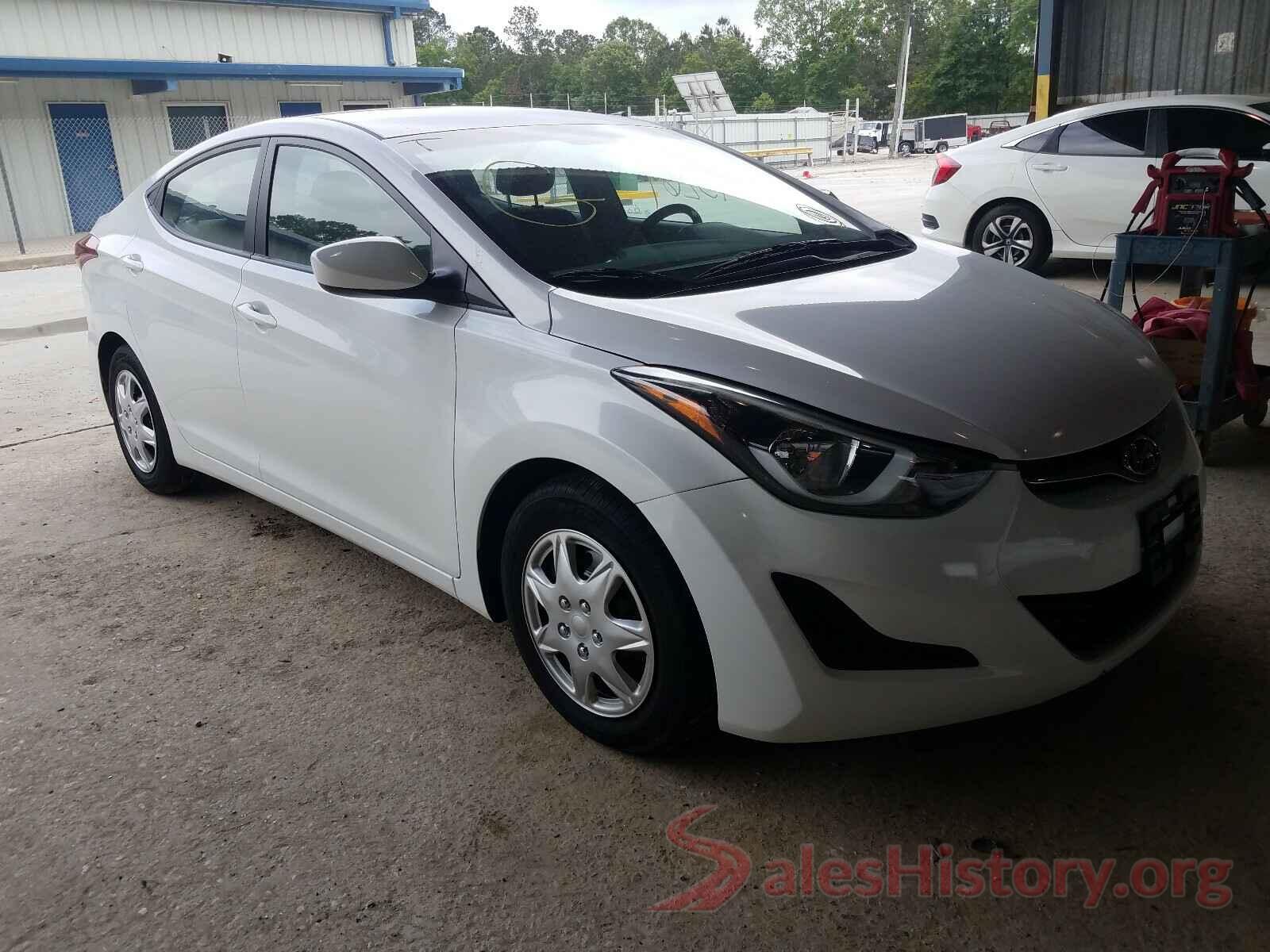 5NPDH4AE1GH781345 2016 HYUNDAI ELANTRA