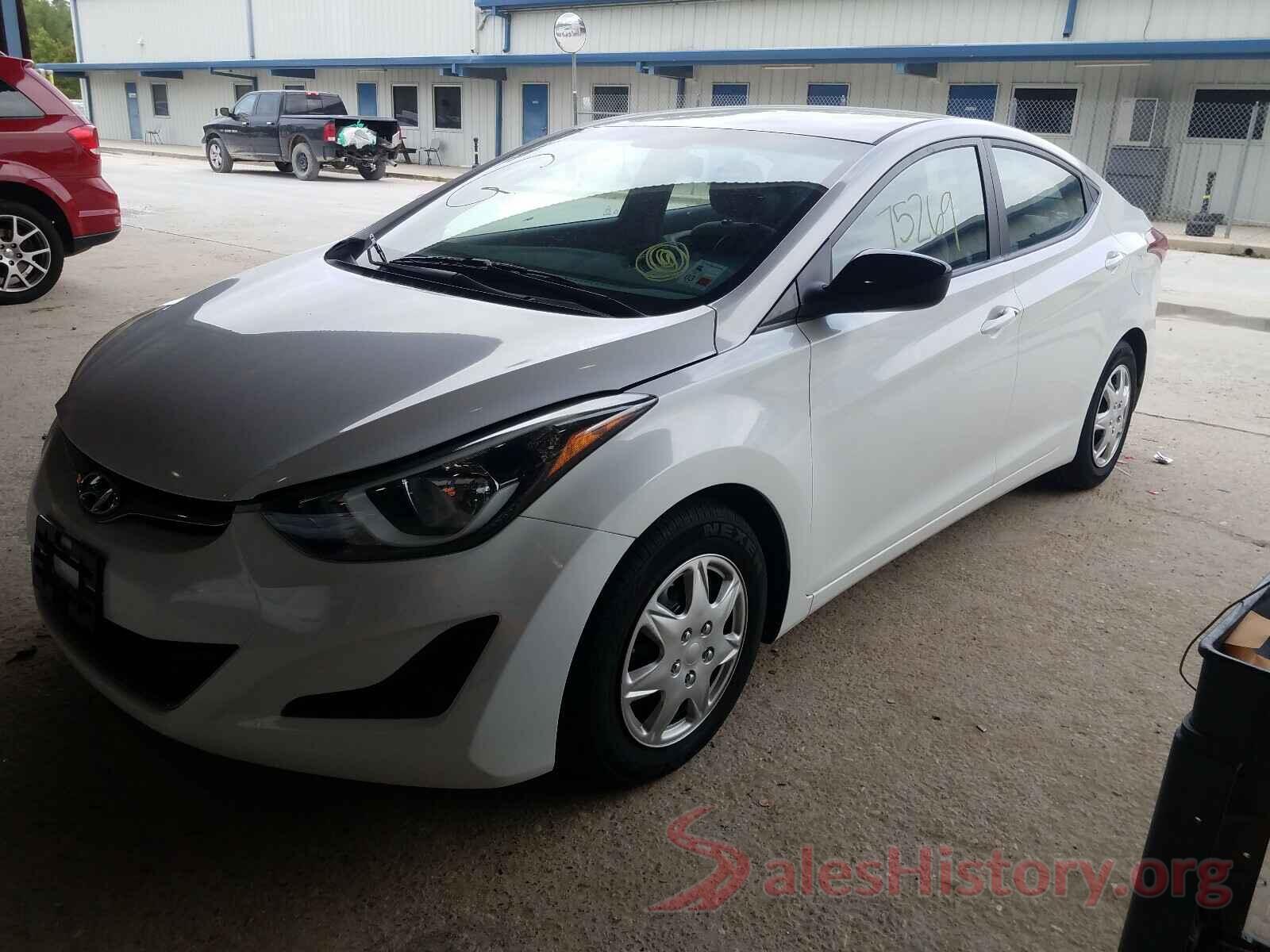 5NPDH4AE1GH781345 2016 HYUNDAI ELANTRA