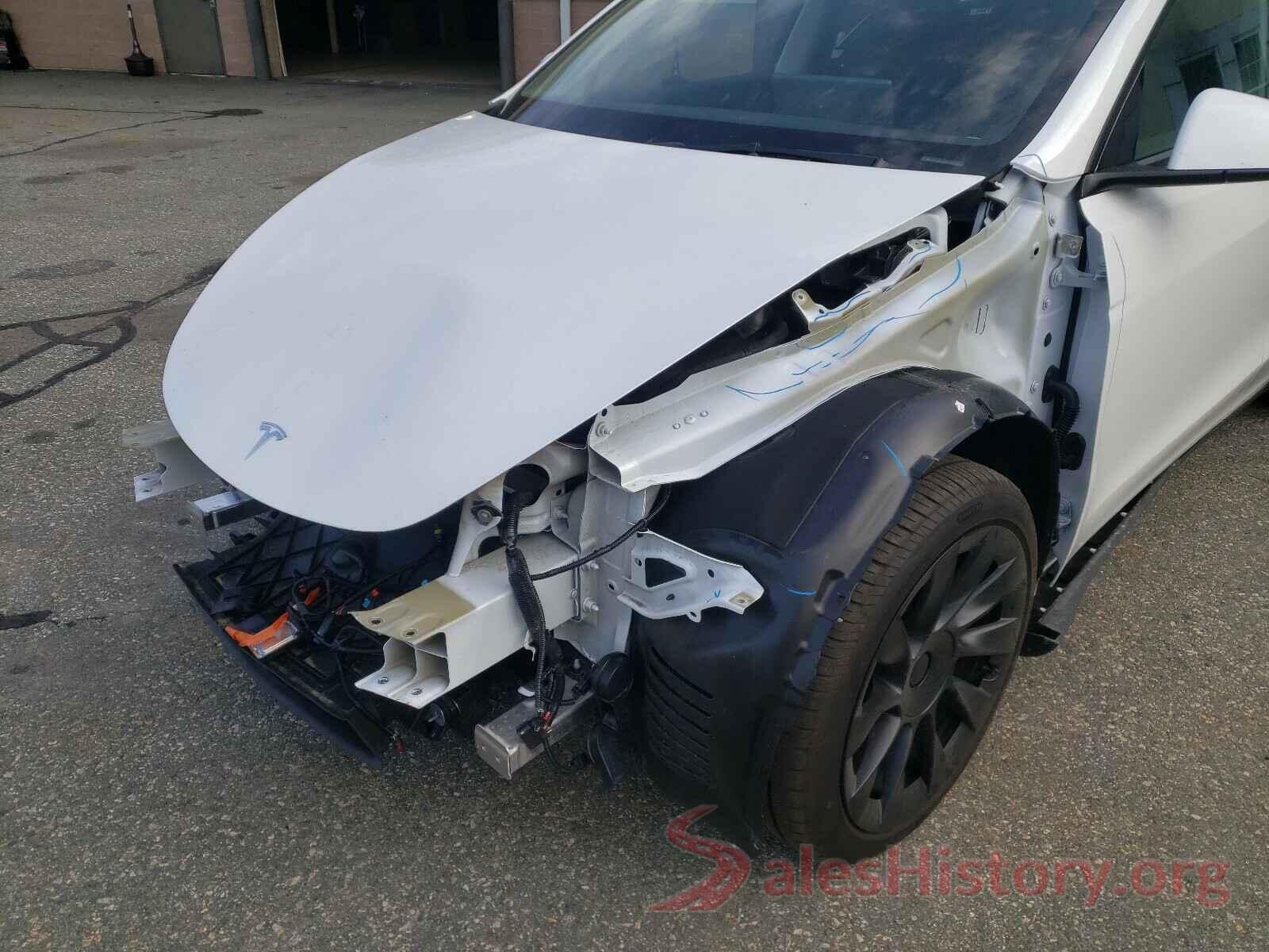 5YJYGDEE8MF143716 2021 TESLA MODEL Y