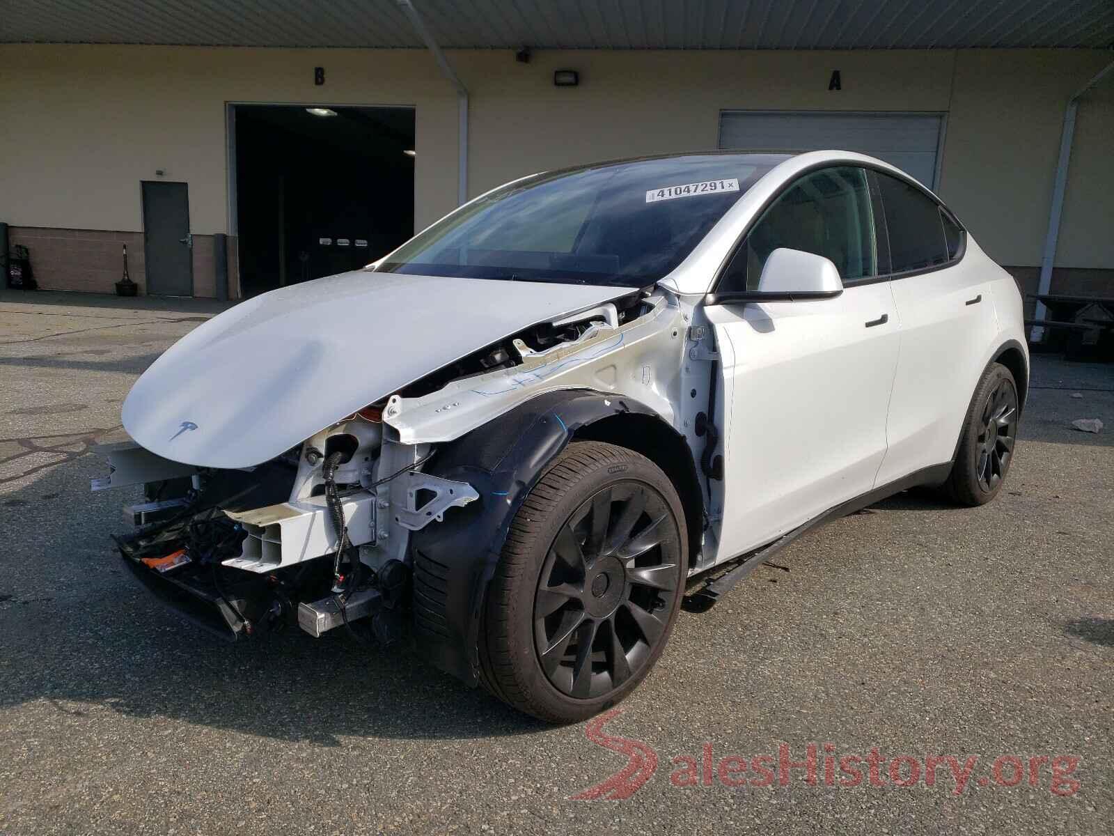 5YJYGDEE8MF143716 2021 TESLA MODEL Y