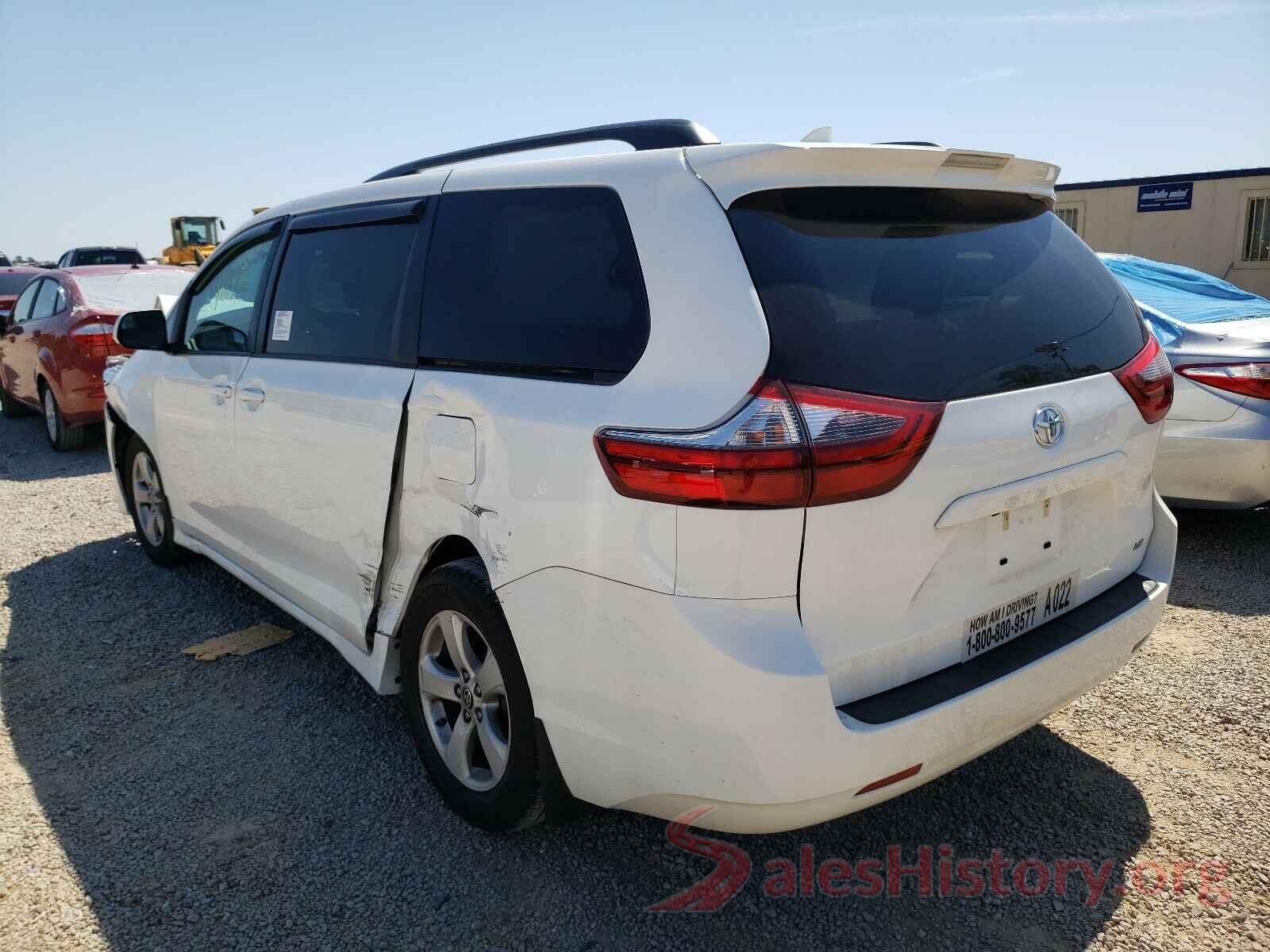 5TDKZ3DC2LS062487 2020 TOYOTA SIENNA