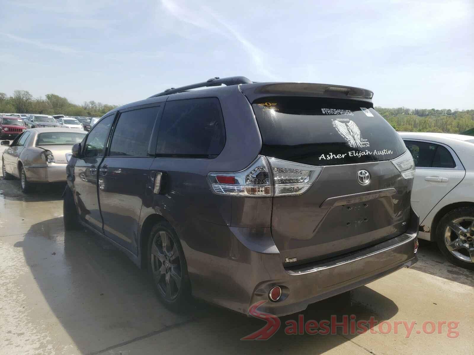 5TDXZ3DC9HS836778 2017 TOYOTA SIENNA