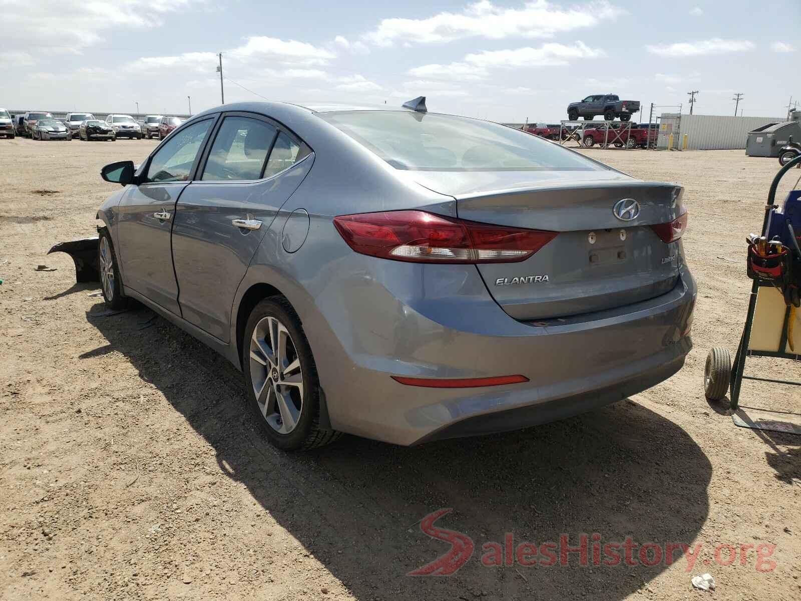 KMHD84LFXHU198071 2017 HYUNDAI ELANTRA