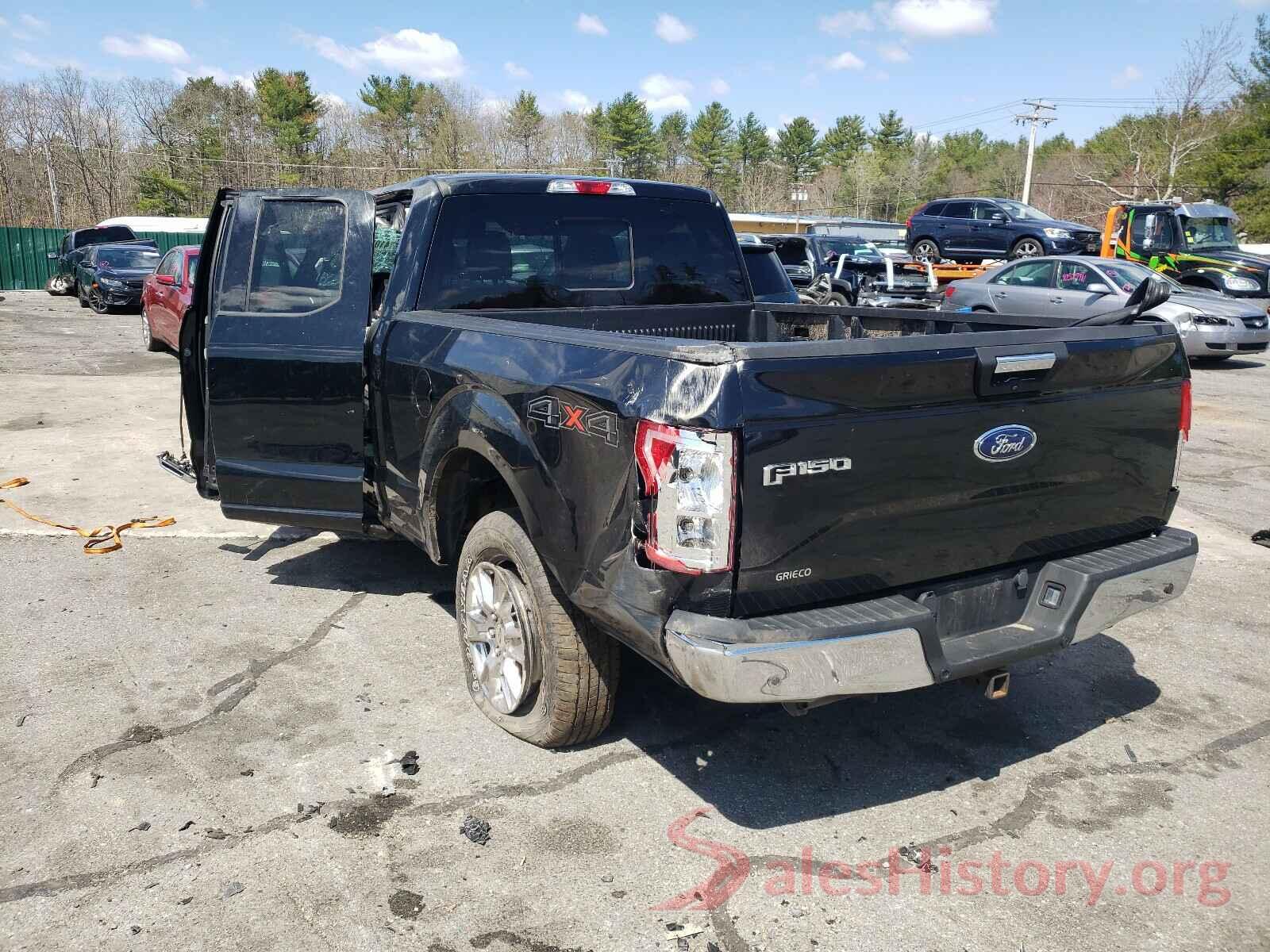 1FTFX1EG2GFD07257 2016 FORD F150