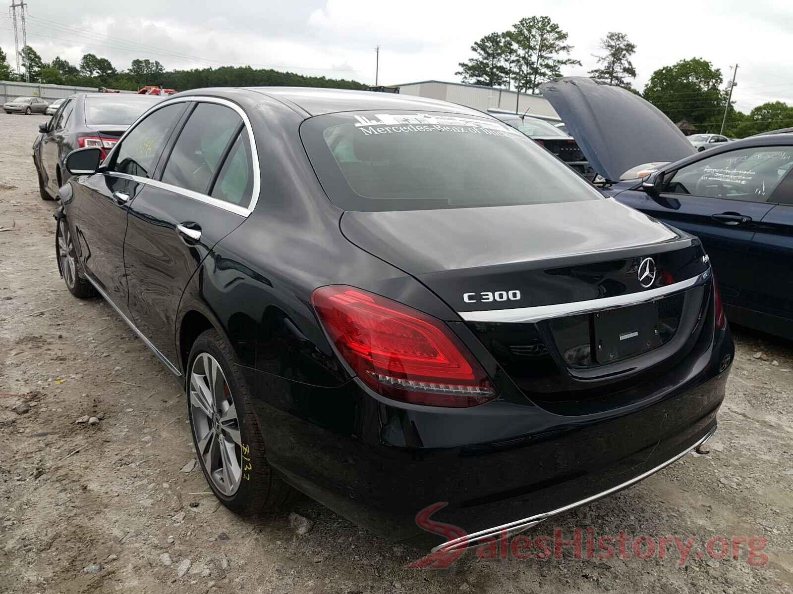 55SWF8EB9KU289156 2019 MERCEDES-BENZ C CLASS