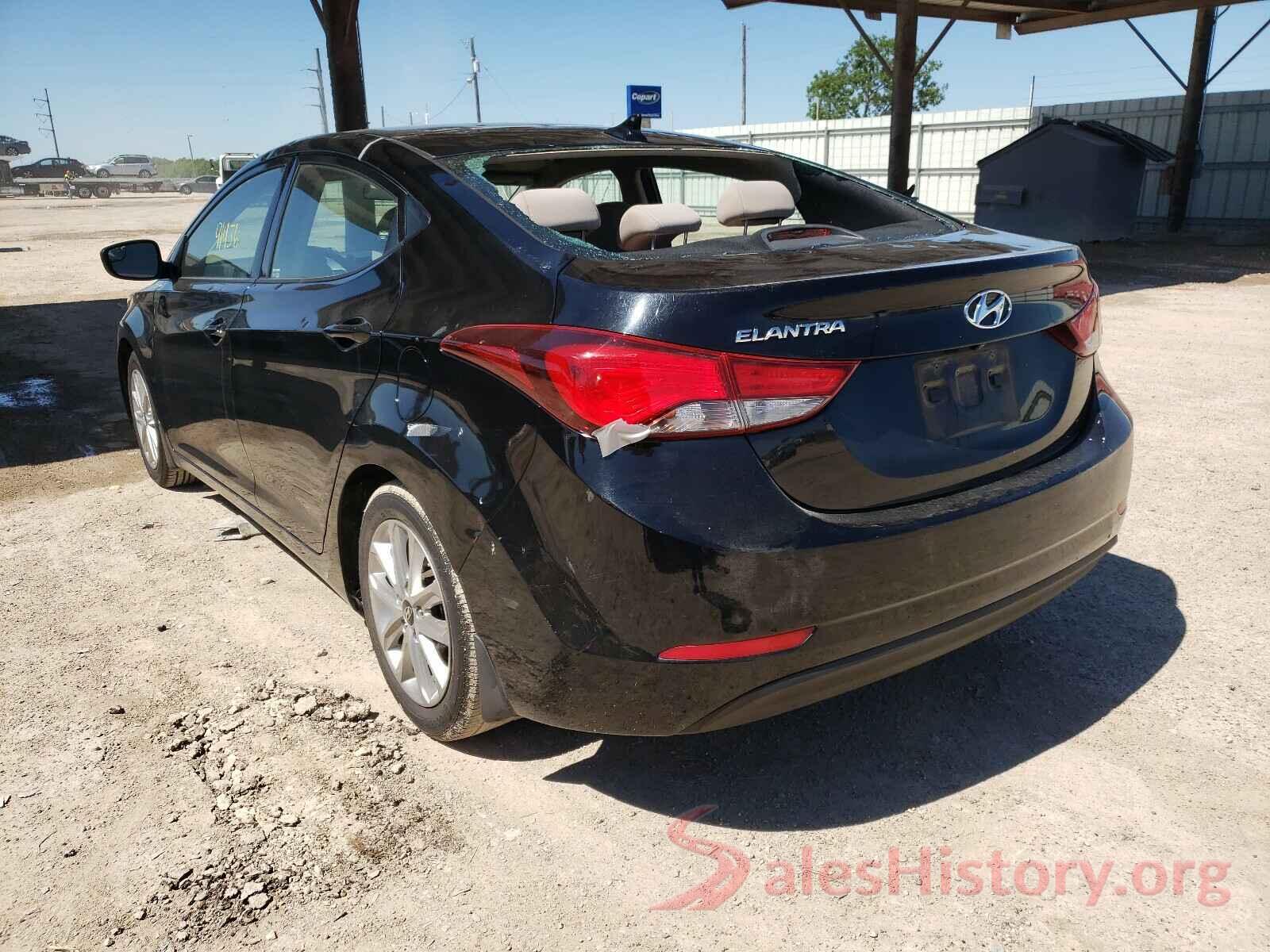 KMHDH4AE7GU479480 2016 HYUNDAI ELANTRA