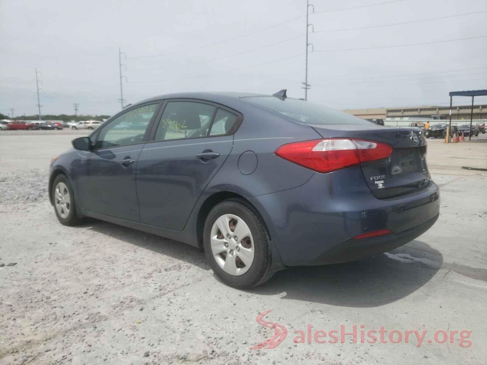 KNAFK4A61G5496273 2016 KIA FORTE