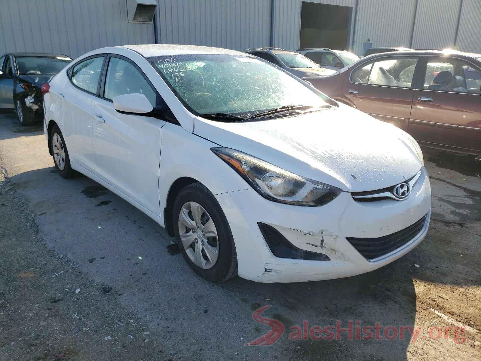 5NPDH4AE1GH711473 2016 HYUNDAI ELANTRA