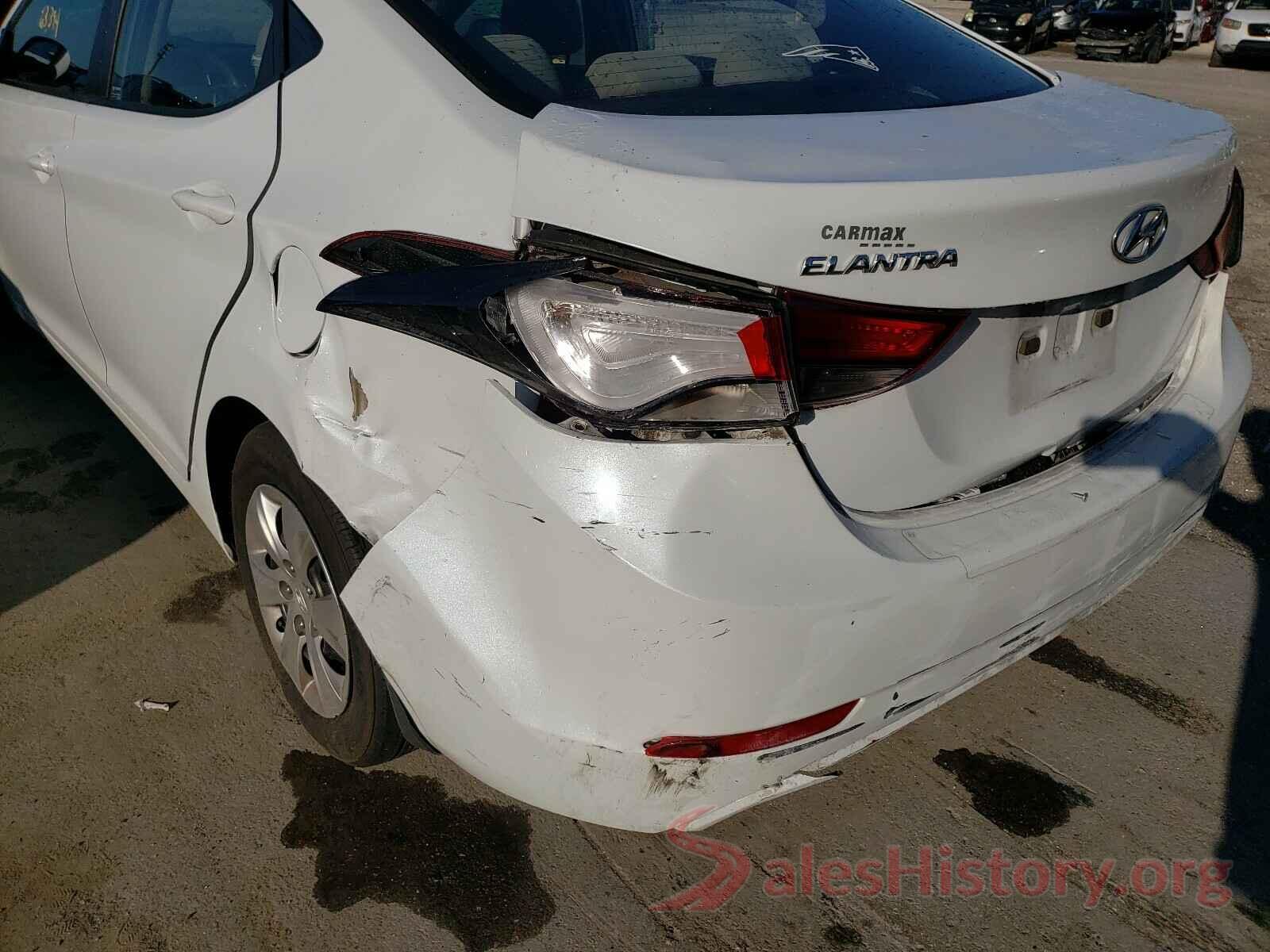 5NPDH4AE1GH711473 2016 HYUNDAI ELANTRA