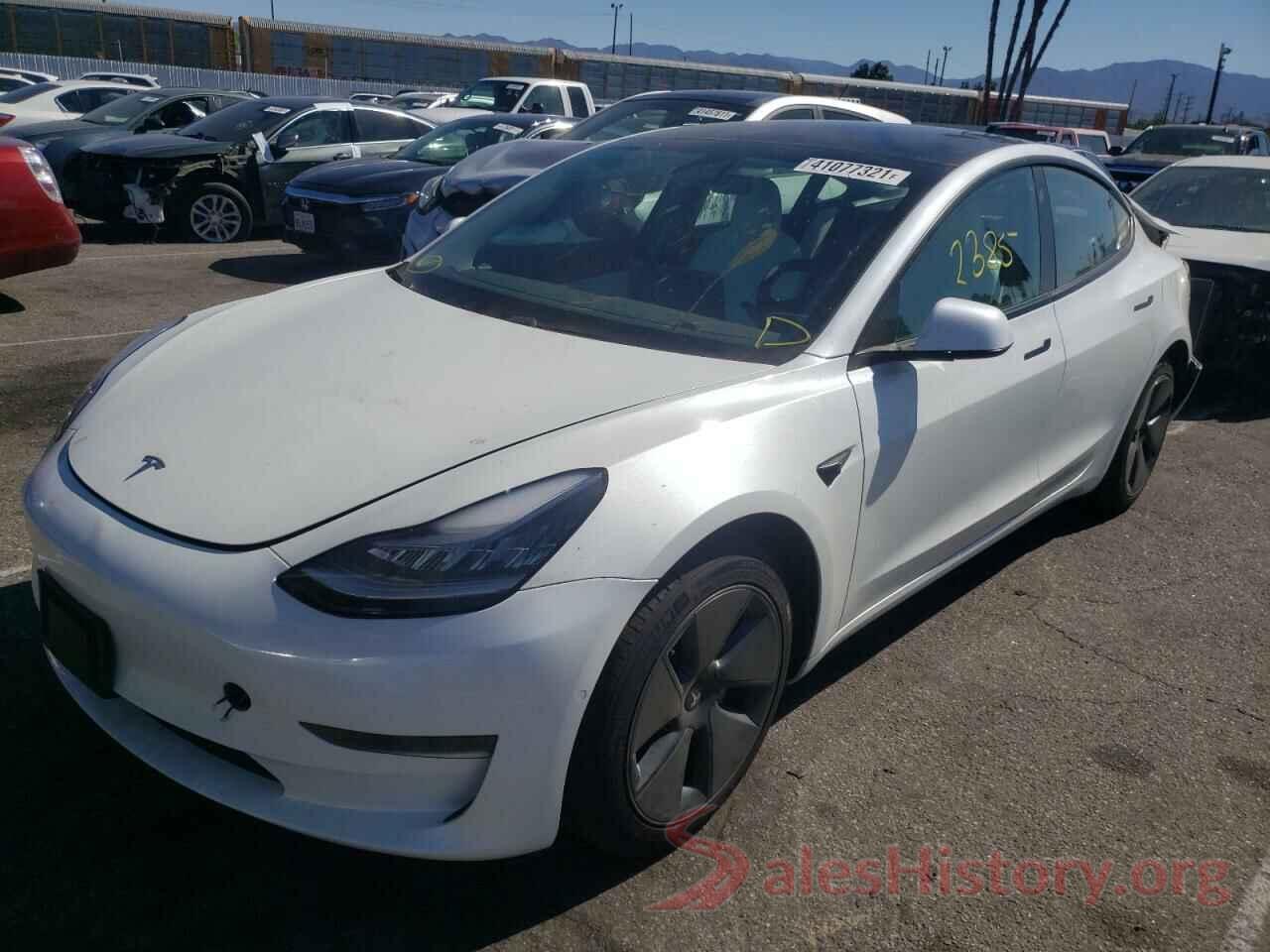 5YJ3E1EA4MF857161 2021 TESLA MODEL 3