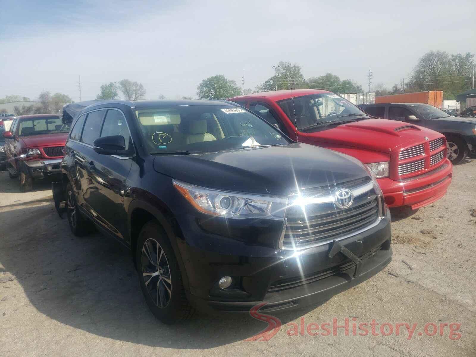 5TDJKRFH2GS501494 2016 TOYOTA HIGHLANDER