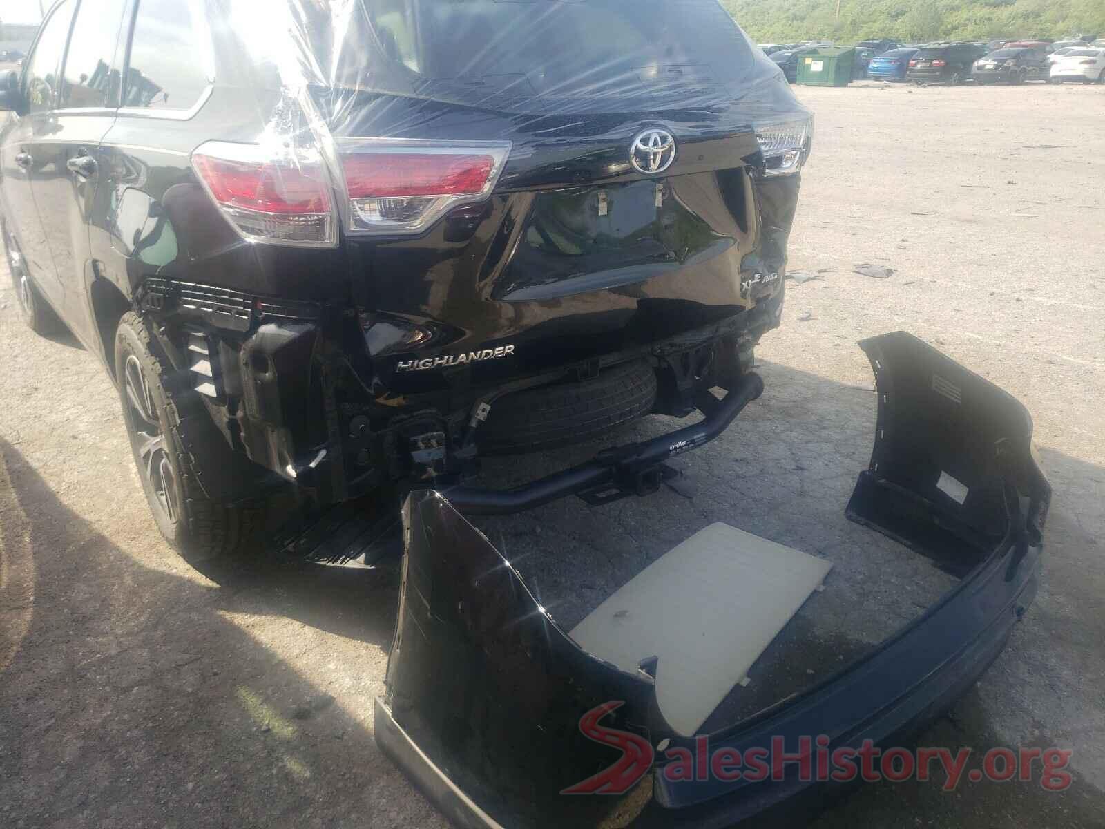 5TDJKRFH2GS501494 2016 TOYOTA HIGHLANDER