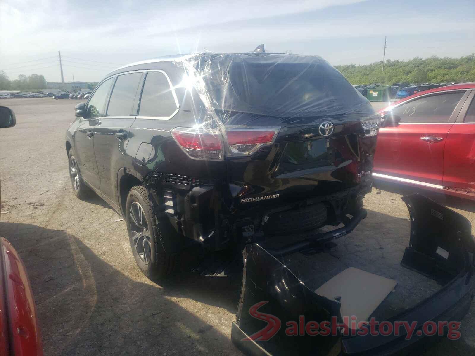 5TDJKRFH2GS501494 2016 TOYOTA HIGHLANDER