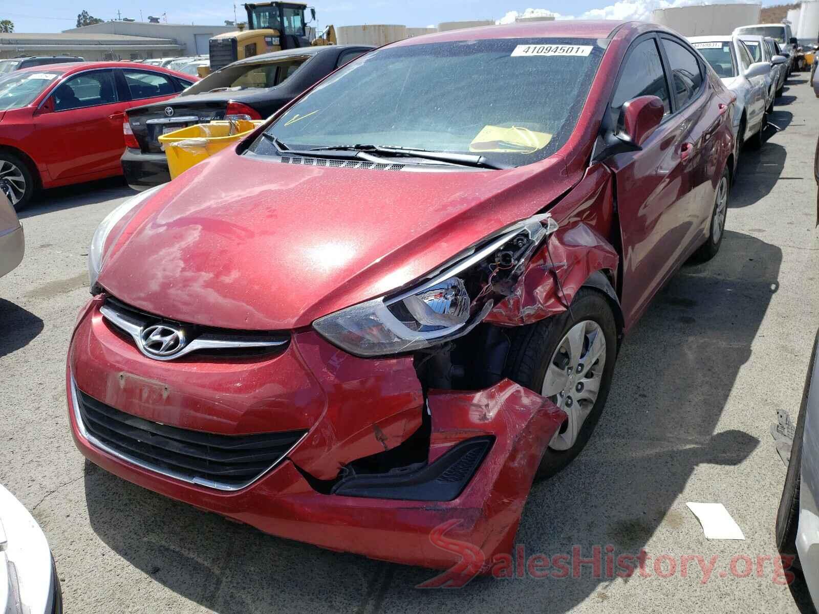 5NPDH4AE7GH735633 2016 HYUNDAI ELANTRA