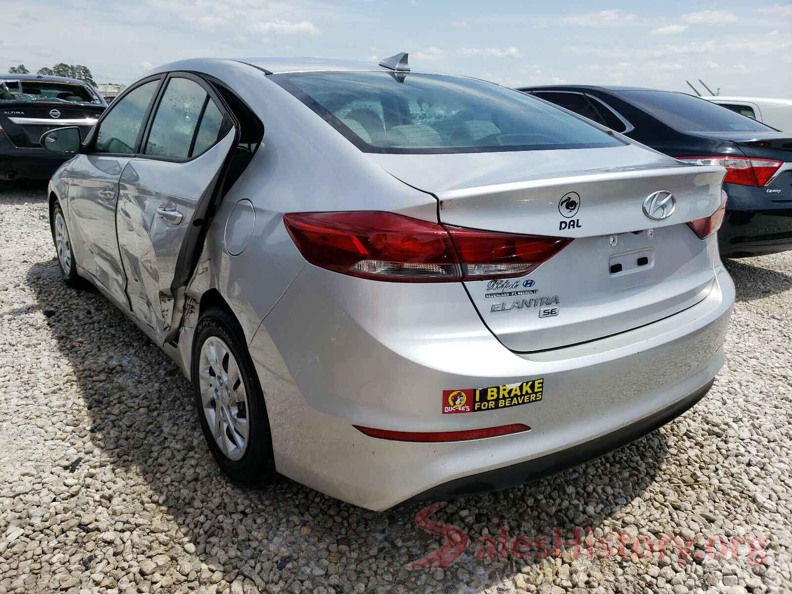 5NPD74LF8JH369598 2018 HYUNDAI ELANTRA