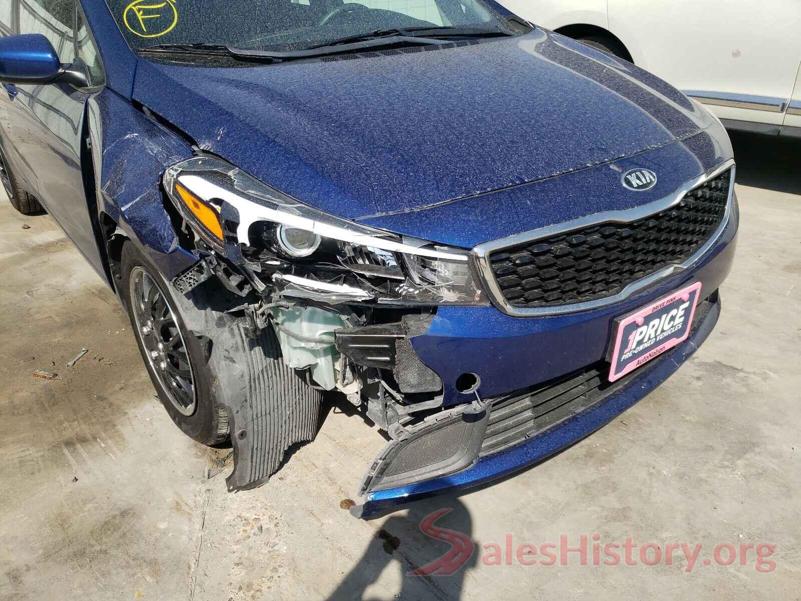 3KPFL4A73JE197078 2018 KIA FORTE