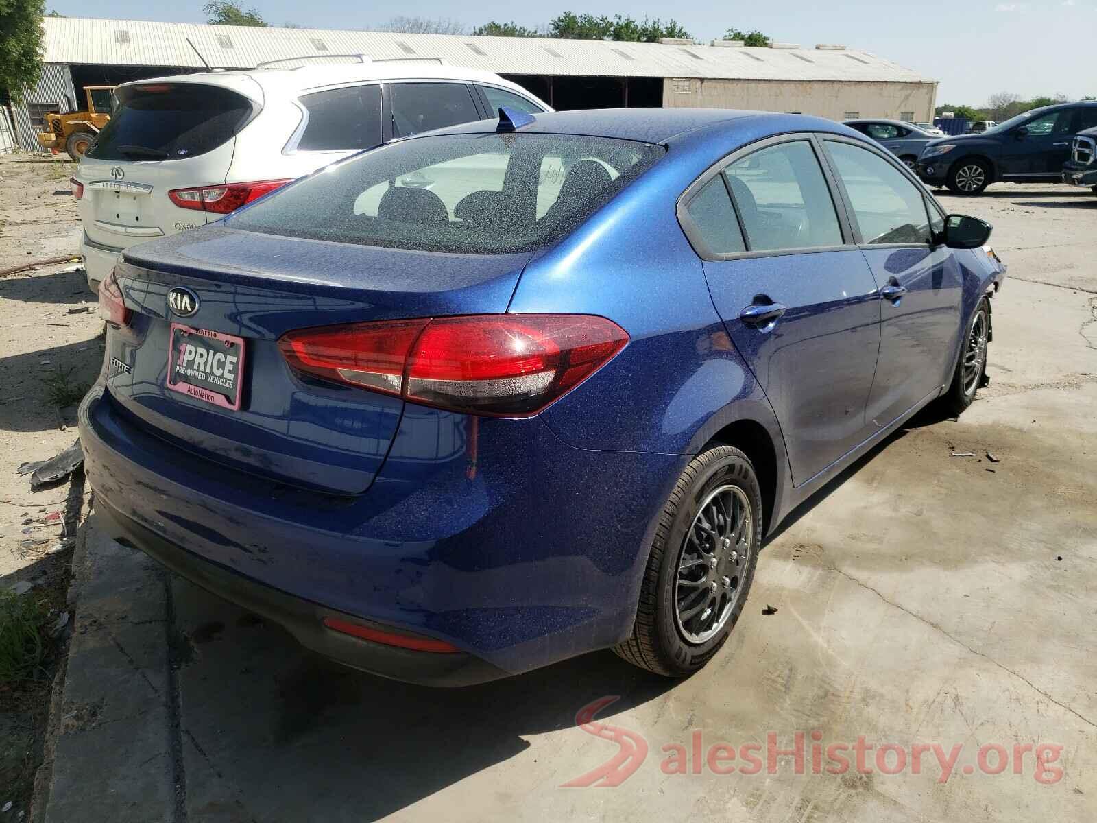 3KPFL4A73JE197078 2018 KIA FORTE