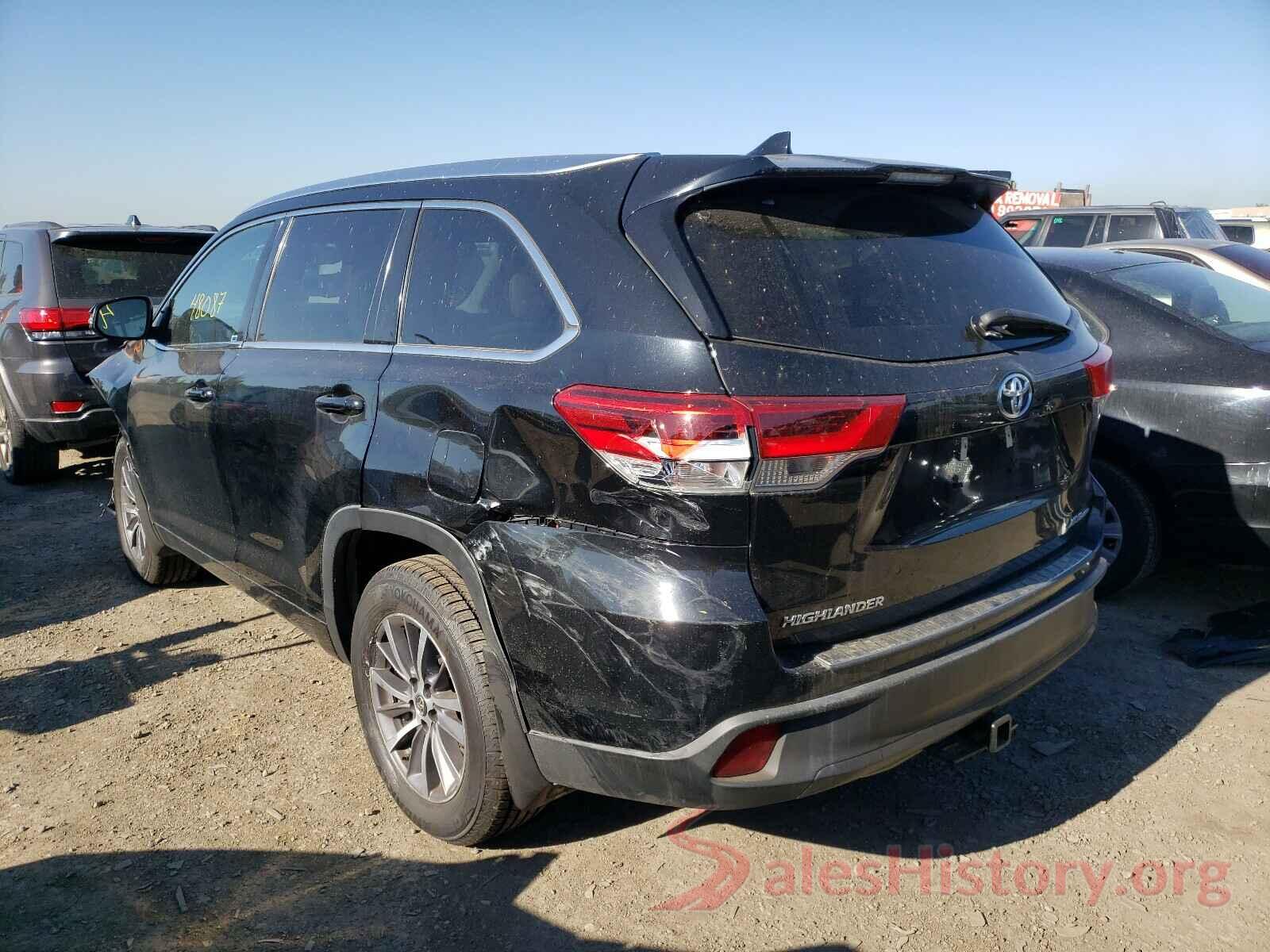 5TDJZRFH4HS521825 2017 TOYOTA HIGHLANDER