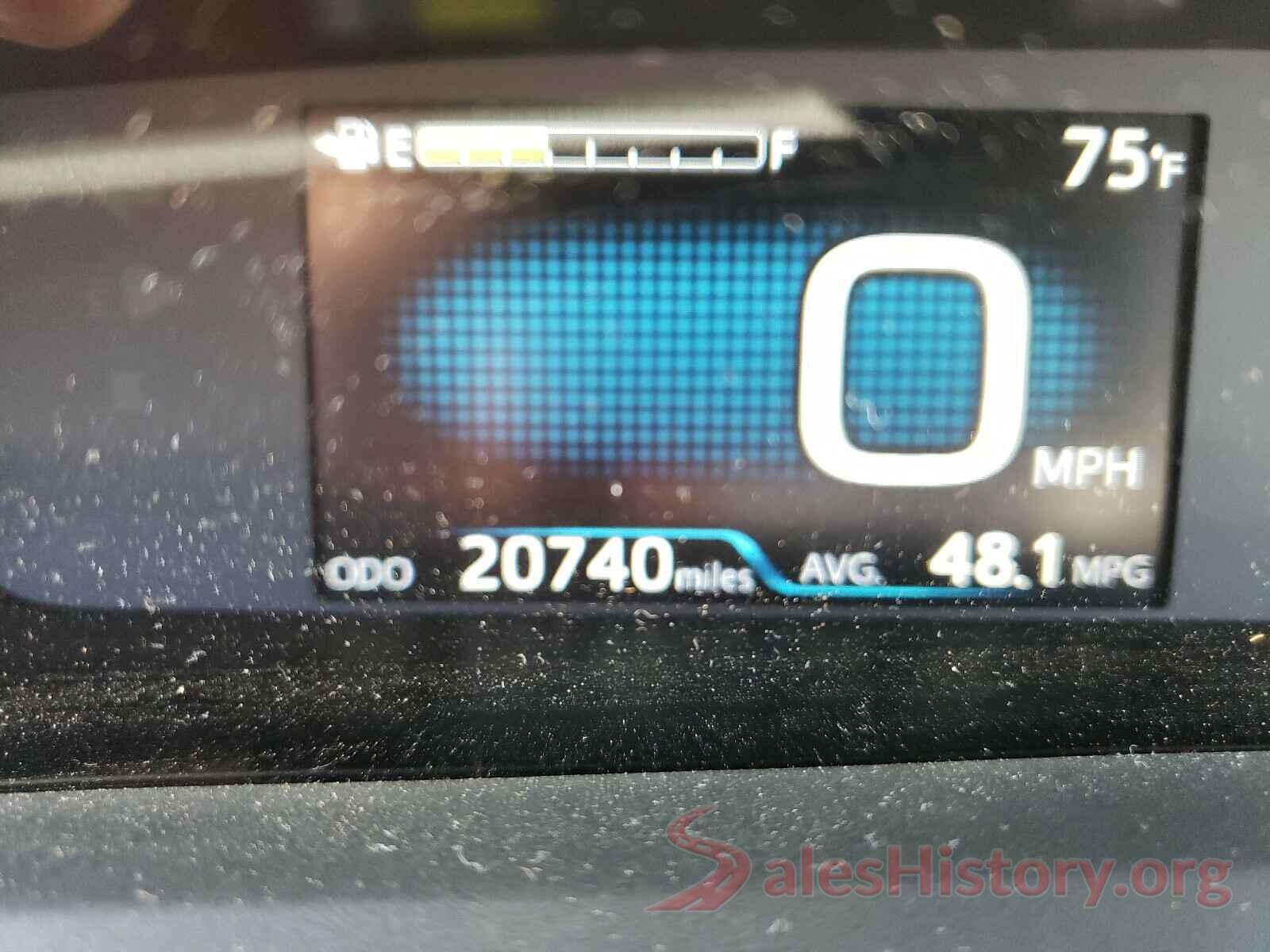 JTDKARFU8K3073624 2019 TOYOTA PRIUS