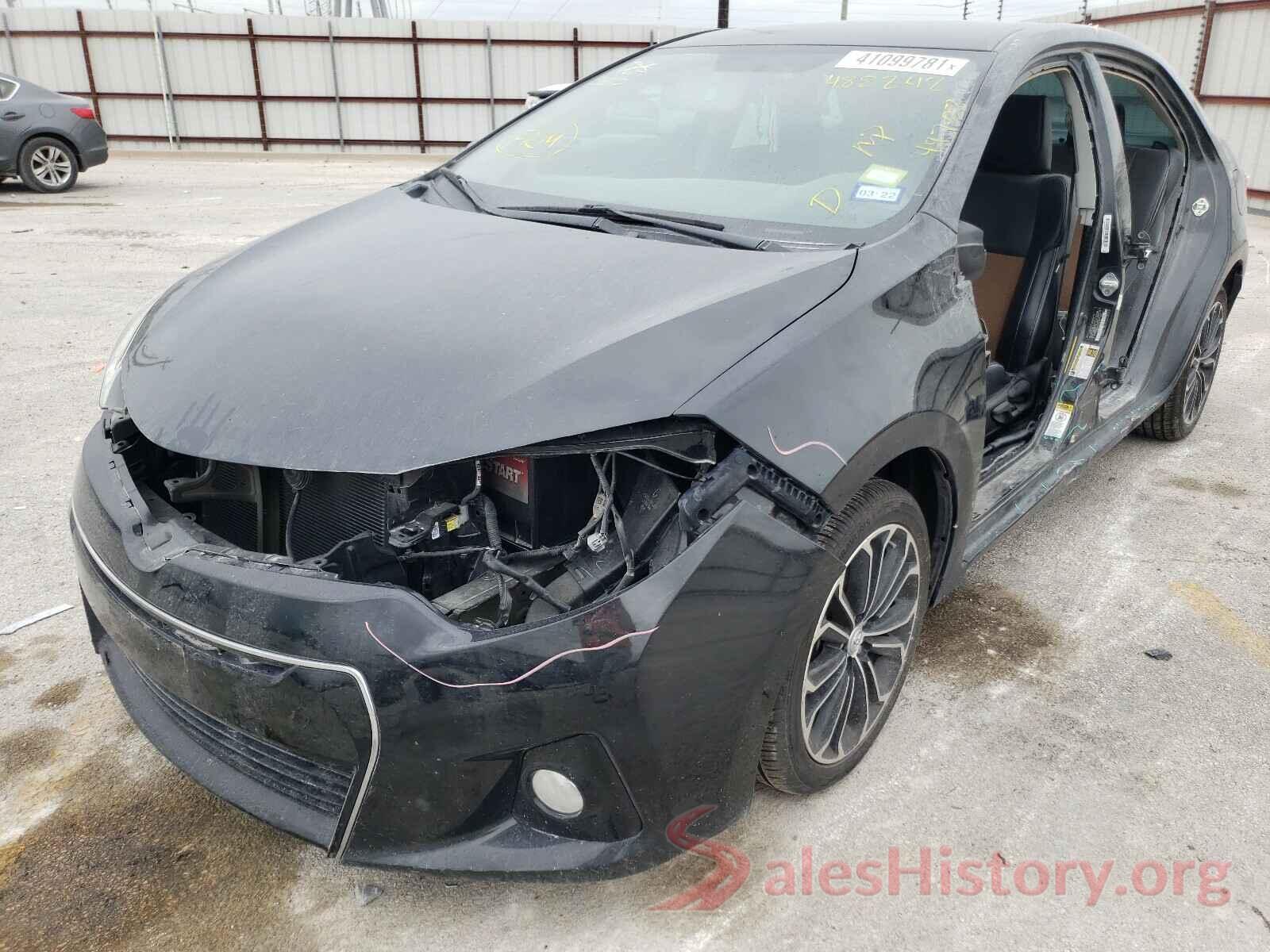 5YFBURHE4GP488242 2016 TOYOTA COROLLA