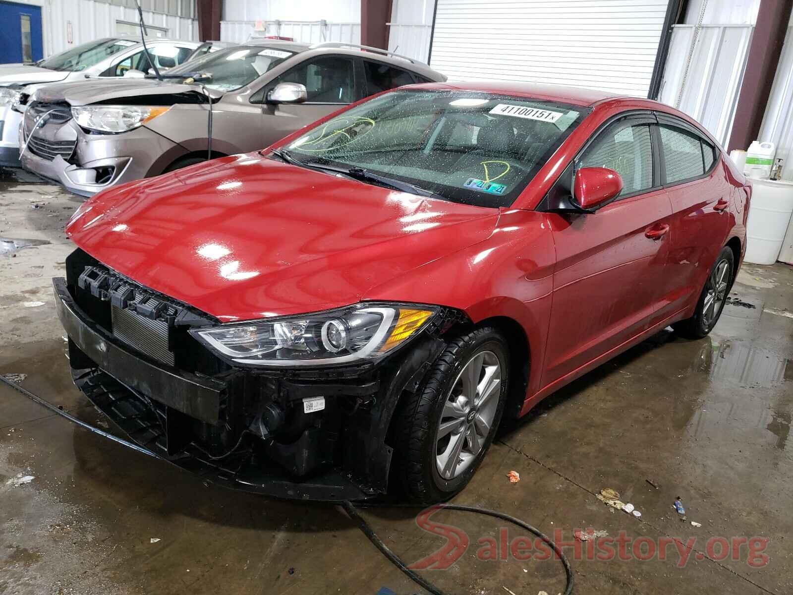 5NPD84LF2JH399516 2018 HYUNDAI ELANTRA