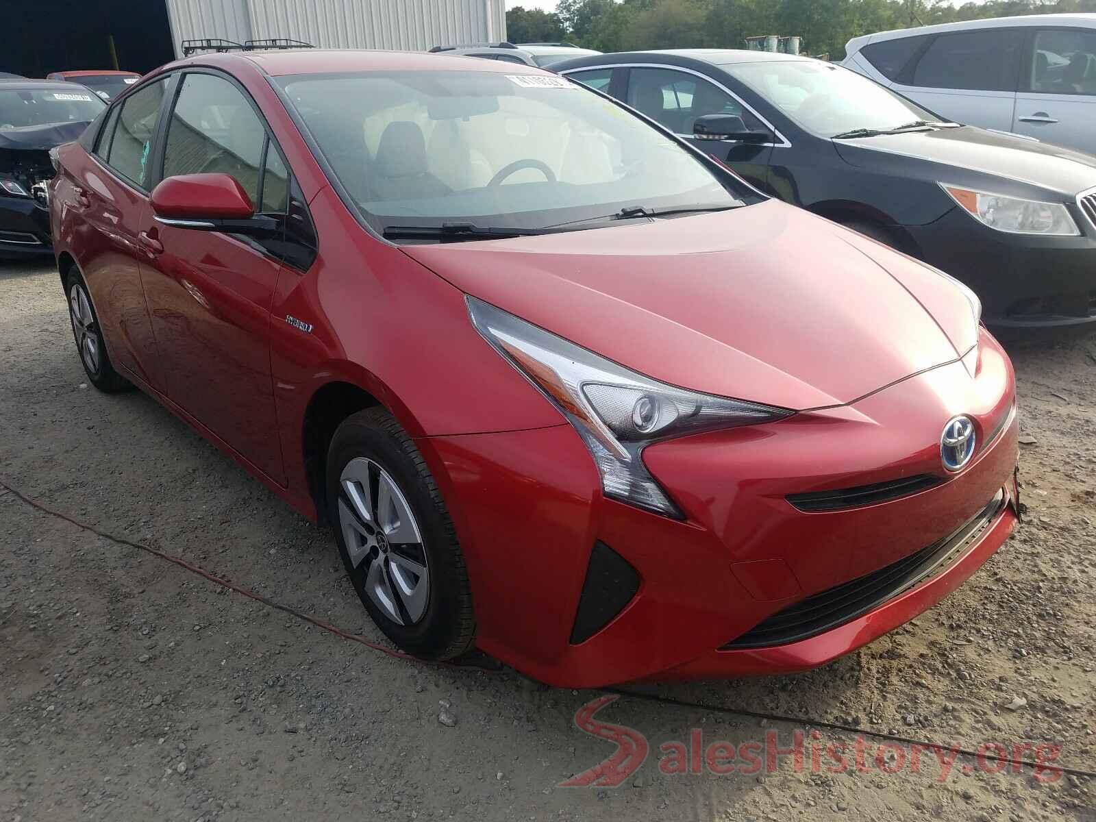 JTDKARFU9G3509906 2016 TOYOTA PRIUS