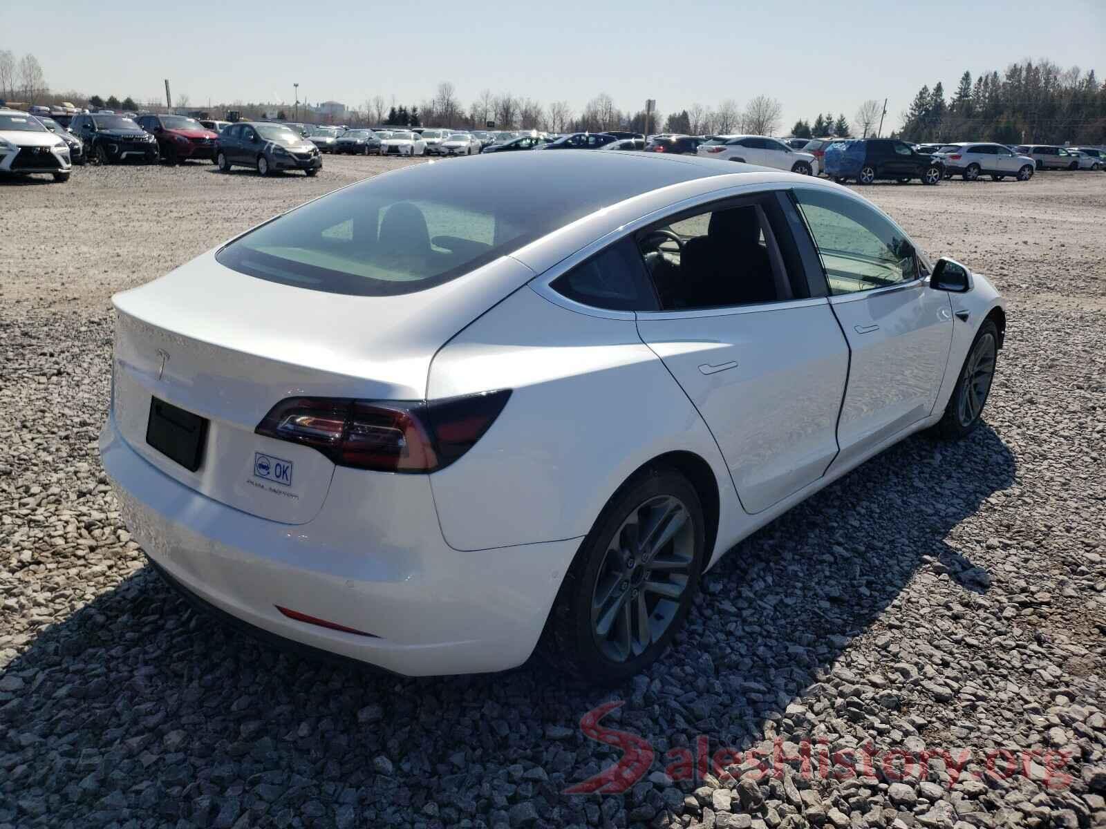 5YJ3E1EB6KF393926 2019 TESLA MODEL 3