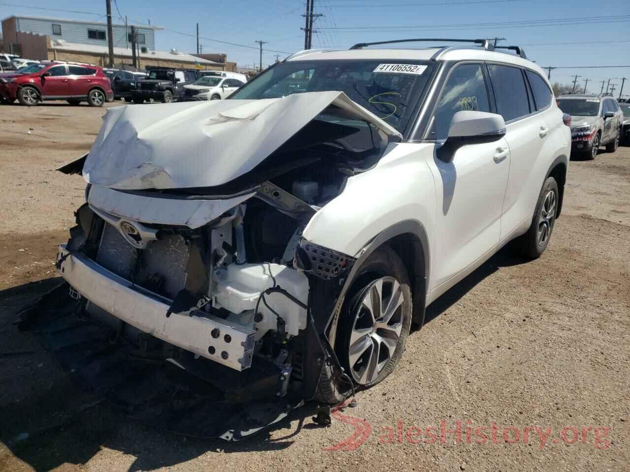 5TDHZRBH0MS539270 2021 TOYOTA HIGHLANDER