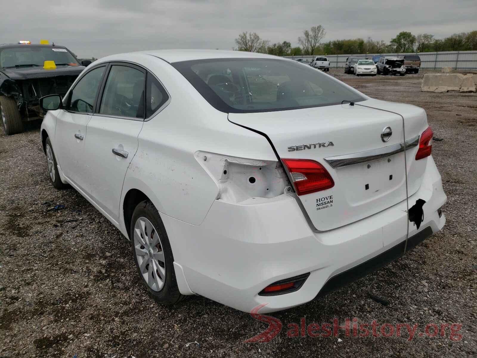 3N1AB7AP0HY383347 2017 NISSAN SENTRA