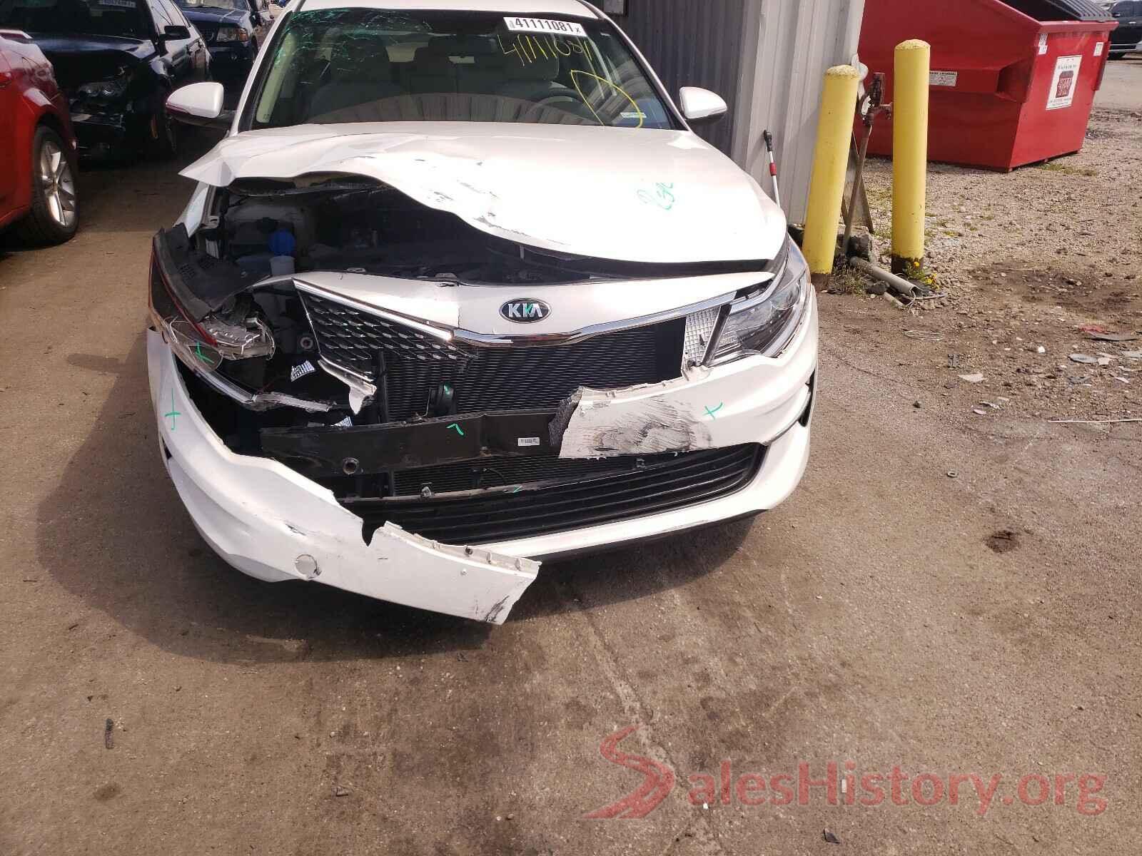 KNAGT4L31G5075738 2016 KIA OPTIMA